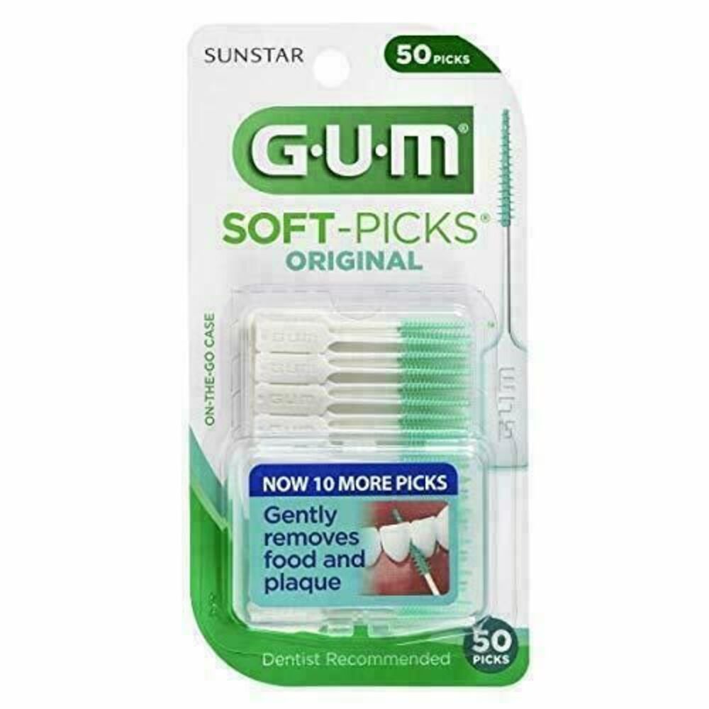 GUM Soft Picks Dental Picks - Pack of 50